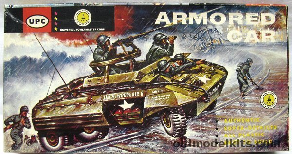 UPC 1/40 M-20 (M20) Armored Combat Car (ex-Revell), 5146-100 plastic model kit